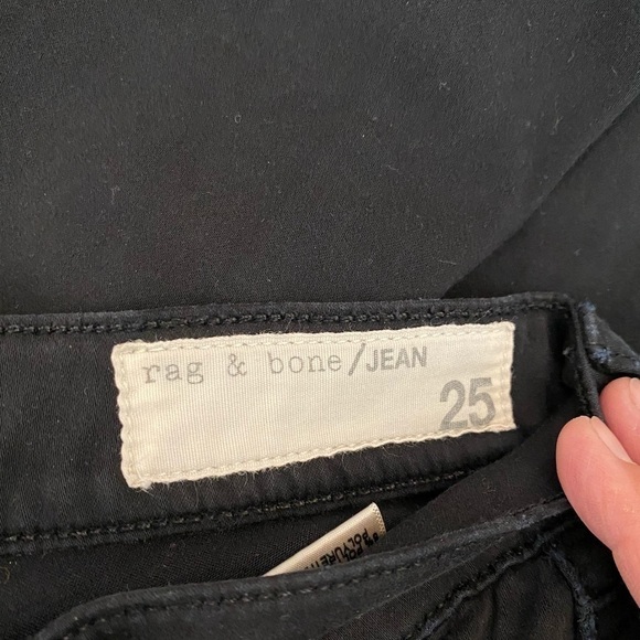 Rag & Bone Black Plush Leggings size 25 - Picture 6 of 8